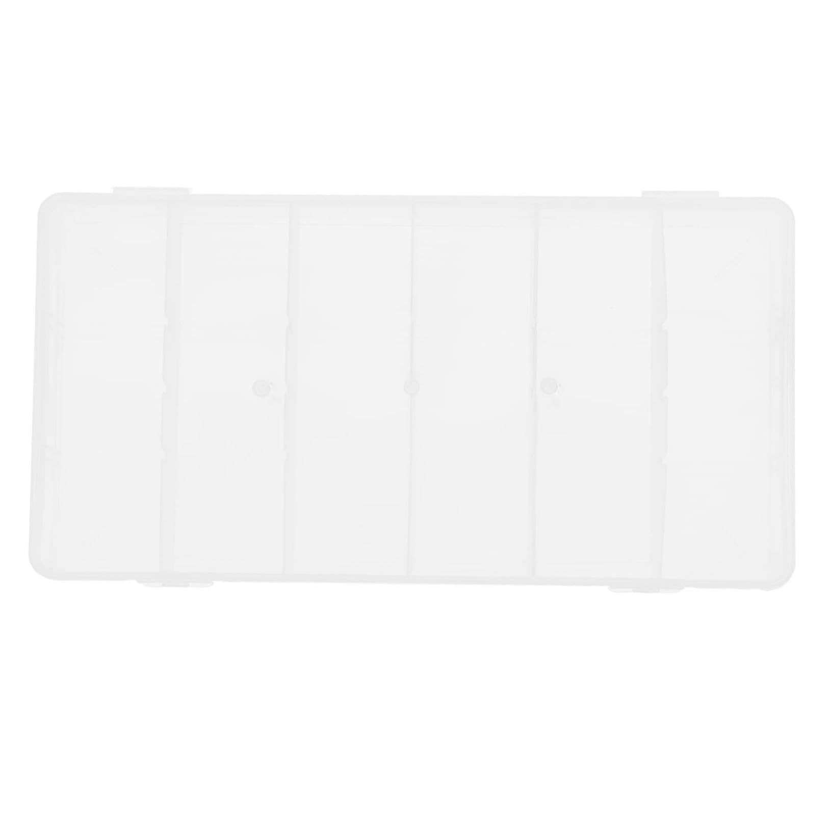 NOLITOY 4 Set Scatola Multi Scomparti Con Scomparti Verticali Organizer Rettangolare Trasparente Per Gioielli E Accessori Contenitore Facile Da E Smontare Per Domestico 2 Pezzi*4