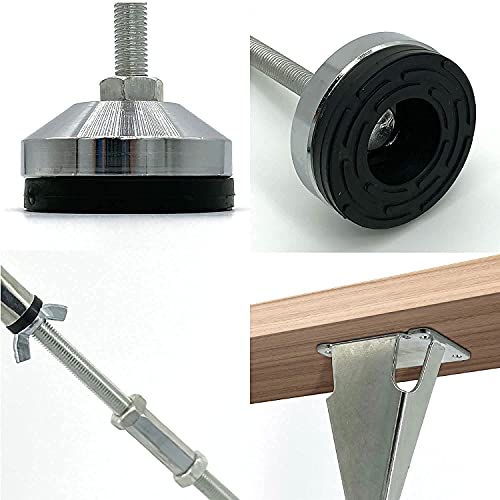 1 Pack Adjustable Height Center Support Leg For Bed Frame, Bed Center Slat Heavy Support Leg, Extra Durable Steel Furniture Foot | Suitable For Bed Frame, Bed Center Slat And Other Wooden Furniture #TOP4