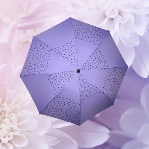 Image of KEKEMI 3 Fold Plain Pipine Umbrella for Men & Women