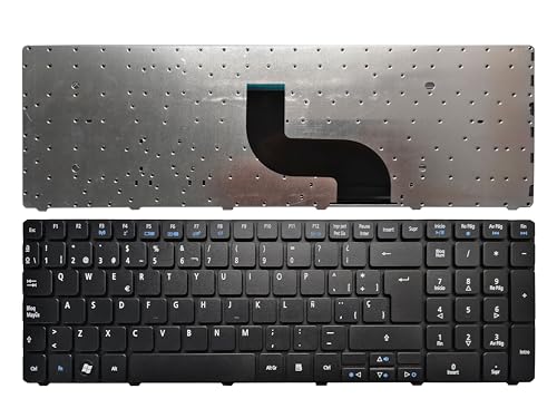 Teclado de Computadora Portátil Compatible para Acer Aspire 5810 5536 5738 5551 5552 5740 5336 5741 5810T 5810TG 5810TZ 5742G 5742Z 5738Z Español