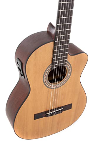 Manuel Rodriguez Guitare électro-acoustique Caballero Principio CA-CM CE Cutaway cèdre - Les Beatles, Paul McCartney, John Lennon, RIngo Starr, George Harrison Manuel Rodriguez Guitare électro-acoustique Caballero Principio CA-CM CE Cutaway cèdre – Image 4