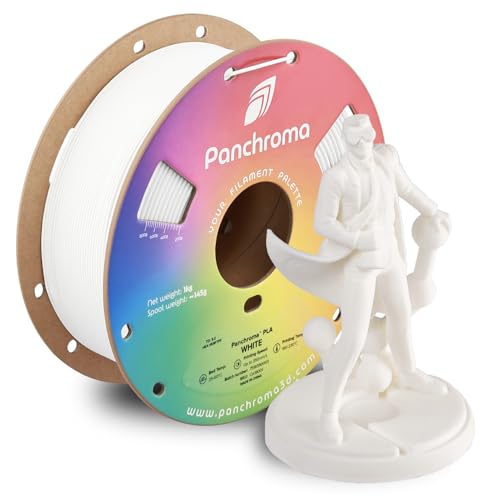 Polymaker Panchroma PLA White 3D Printer Filament, 1.75mm, 1kg Spool,...