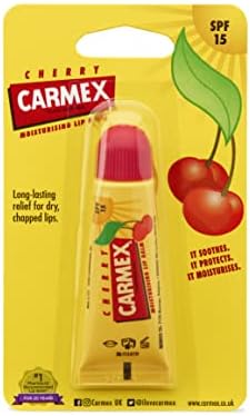 Carmex Original, Cherry, Strawberry & Mint Tube 4-Pieces Mixed Pack SPF15