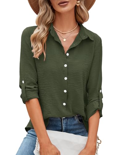 Odosalii Womens Business Casual Tops-Work Shirts for Teacher & Realtor