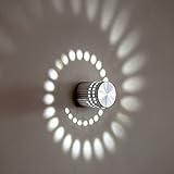 3W Spiral LED Wall Light, Leagway Aluminum Sconce Ceiling Light Aisle Bedroom Vestibule Foyer Cafe...