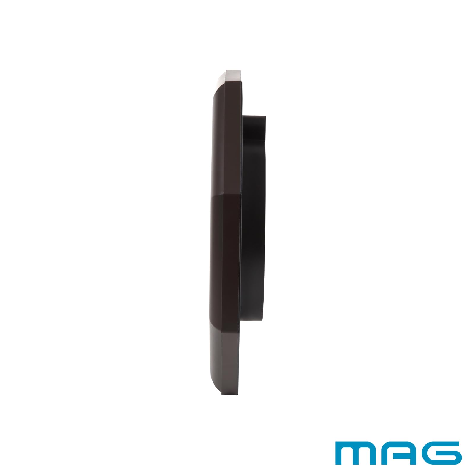 MAG Zegar ścienny, szkło żywiczne, Braun, 30,2 × 30,2 × 5 cm