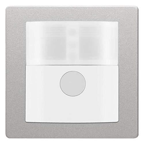 Prise de courant Hager aluminium 85341224 l'élégance murale haut de gamme