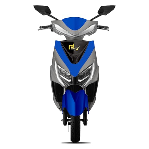 EOX E2 Low Speed Electric Scooter Non RTO with 60-80Km Range, Blu...