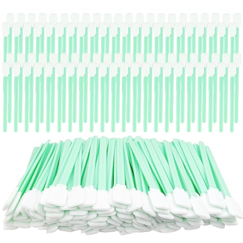 200 Stück Reinigungsstäbchen, Wattestäbchen Lang Reinigungsstäbchen Schaum Reinigung Stäbchen, Wattestäbchen Reinigungstupfer SchaumreinigungsstäBchen für Kamera Linsen Tastatur Reinigung