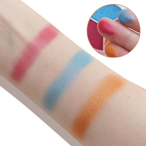 Boobeen 3 Colour Eyeshadow Palette, Highly Pigmented Palette for Make Up, Easily Mixed Powders with Mirror, Party Makeup to Brighten Eyes Area - Image 6
