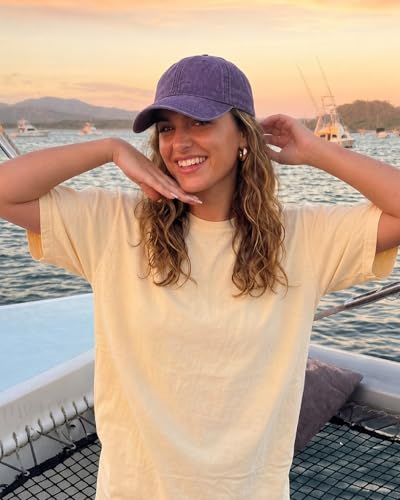 Image of XXL Baseball Cap For Big Heads, Soft Crown Washed Dad Hat, Oversized Denim Cap For Men Women Golf, Travel, Daily Wear