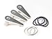 Authentic Knitting Board Holder Connectors, use with Rotating Loom 3 Piece