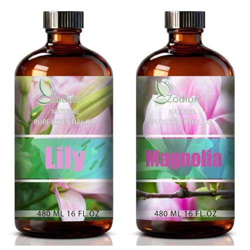 Aceite Esencial Magnolia y Lirio 16 Fl Oz para Aromaterapia