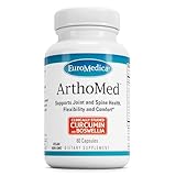 Euromedica ArthoMed - 60 Capsules - Clinically Studied Boswellia & Curcumin, Devil’s Claw - Joint & Spine Health, Cartilage Formation, Flexibility, Comfort - 30 Servings