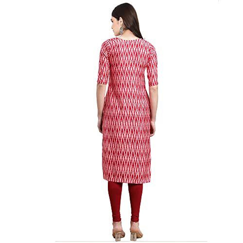 Image of Pinkmint Women's Crepe Digital Print Straight Kurta