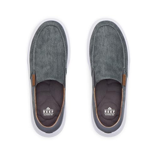 REEF Men's Swellsole Pacific Shoe, Durable Washed Canvas, Lightweight, Soft Cushion Footbed3