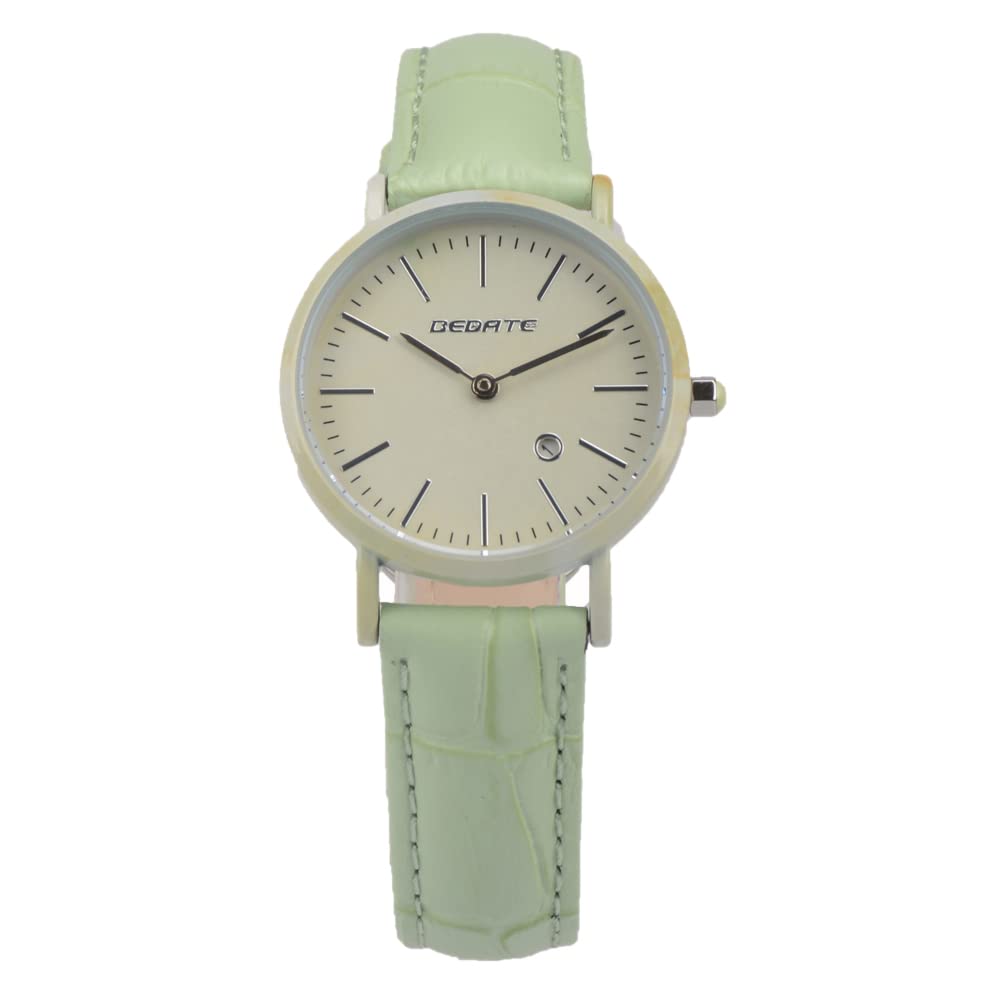 BEWELL Metal with Light Green Ceramic Watch for Women, Equipped with Japan Movement, 3 ATM Water Resistant, Light Green (B0B69C1P6G) Amazon Price History, Amazon Price Tracker