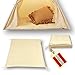 Produktbild LIONHERZ® Tipi-Matte mit Bänder 120x120cm | gepolsterte Bodendecke für Spielzelt/Spielhaus | weiche quadratische Spieldecke für Kinder| abgesteppte Einlage/Unterlage zum Binden (Sunny Cream)