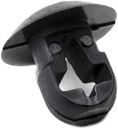 HellermannTyton PBM0C2 Push Mount.25" Hole Dia.12" Max Panel.2" Max Tie Width, PA66, Black, 100/pkg
