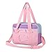 Ita Bag Sac à main avec fenêtre transparente Motif cœur - Rose - rose/violet, Taille unique
