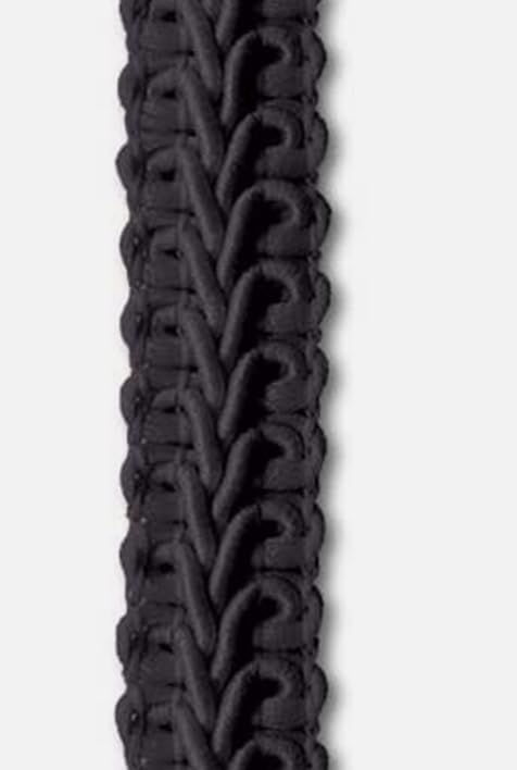 Generic 1 Pcs Black 1/2 Inch Poly Chinese Braid Trim for Decorative 12 Yards -Rk8