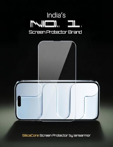 Image of Lensarmor Compatible with iPhone 17 Air Borderless Tempered Glass Screen Protector, 0.33 mm 300 CC Military Grade Glass, Speaker Dust Grill, Full View, Case Friendly, Scratch Resistant