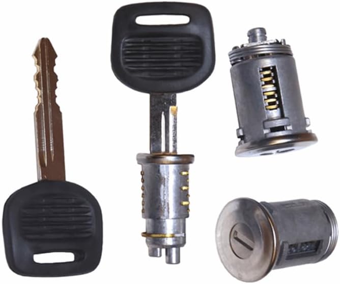 Mytee Products Door Lock Cynder With Key - Door & Ignition Lock Set Replaces Freightner A22-57157-000, A2257157000, W22-00056-000, Automann HLK2770K,