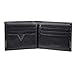 Guess Men's Leather Slim Bifold Wallet, Black Printed, One Size