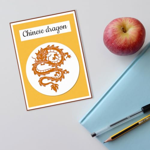 Matrices de découpe dragon chinois pour des emballages cadeaux uniques