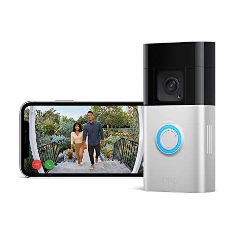 Ring Battery Video Doorbell Plus with HD Video Cover