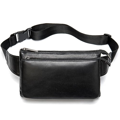 Sac de poitrine en cuir vintage pour homme pour sécuriser ses affaires sans encombrement