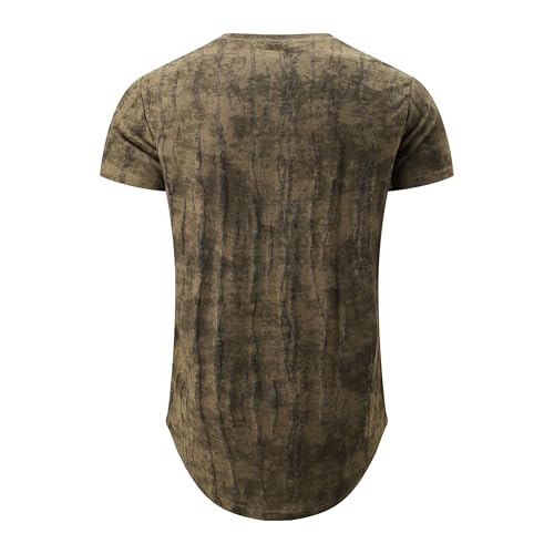 KLIEGOU Mens Hipster Crewneck T-Shirt for Casual Wear with Unique Hemline Design
| KLIEGOU Men's Hipster Crewneck T-Shirt with Round Hemline for Stylish Daily Outfits
| KLIEGOU Men's Hipster Crewneck T-Shirt Round Hemline in Soft Cotton for Comforta