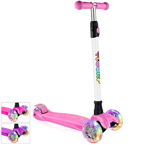BELEEV Kick Scooter for Kids 3 Wheel Scooter for Toddlers Girls & Boys