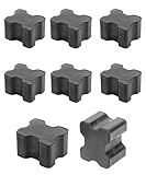 UNLRAE 4PCS Car Coil Spring Spacers,Car Accessories Universal Rubber Lift Blocks,Heavy Duty Front Coil Spring Booster Kit for 1