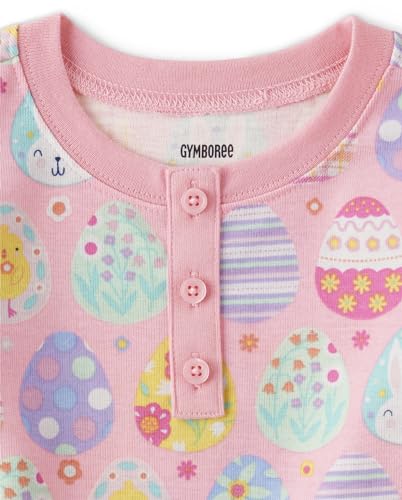 Gymboree Unisex Kid's and Toddler 100% Cotton Short Sleeve Top and Pant Pajama Sets3