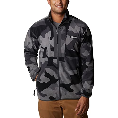 Columbia Back Bowl™ Fleece Leve, Preto Mod Camuflado/Tubarão, XXG