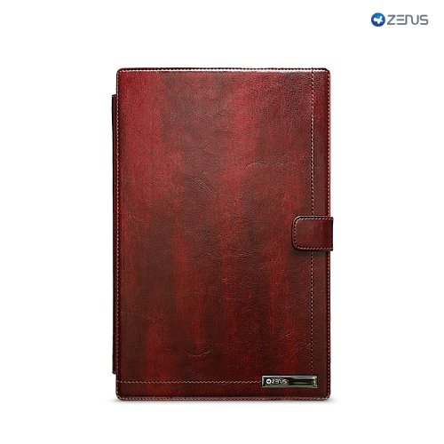 Zenus Masstige Neo Classic Diary Cover Case For Sony Xperia Tablet Z 10.1 Inch / Italian Synthetic Leather Wine Red #TOP1