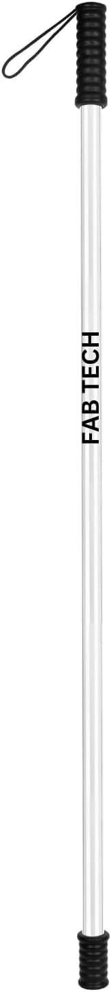 FAB TECH Polycarbonate Safety Stick (Pack of 1) High Impact Resistance, Durable, Light Weight, Scratch Proof, Anti Slip Bottom Security Stick/Walking Cane