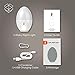 Night Light for Kids, TaoTronics LED Nursery Lamp with Free Stickers, Safe ABS+PC, Adjustable Brightness, 80 Hours Runtime, Cool Warm White