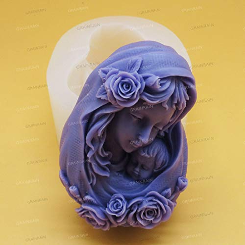 Mother Baby Soap Molds Silicone Soap Making Molds Craft Molds Resin Mold (12350) #TOP1