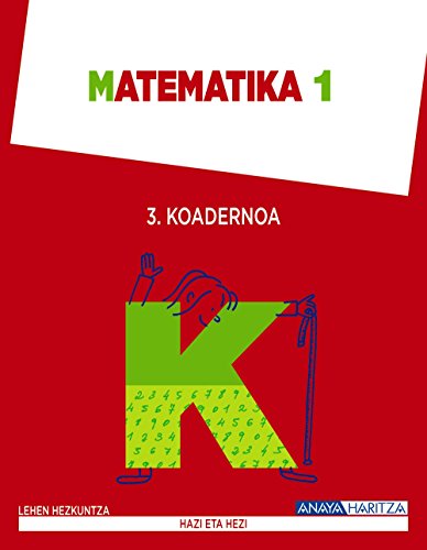 Portada de Matematika 1. Koadernoa 3.