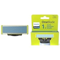 Philips OneBlade First Shave Klinge, passend für alle OneBlade und OneBlade Pro Modelle, für besonders empfindliche Haut im Gesicht, original von Philips, 1er-Pack (Modell QP215/50)