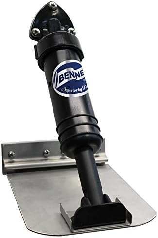 Bennett SLT6 Self-Leveling Tab System showing the actuator and stainless steel tab.