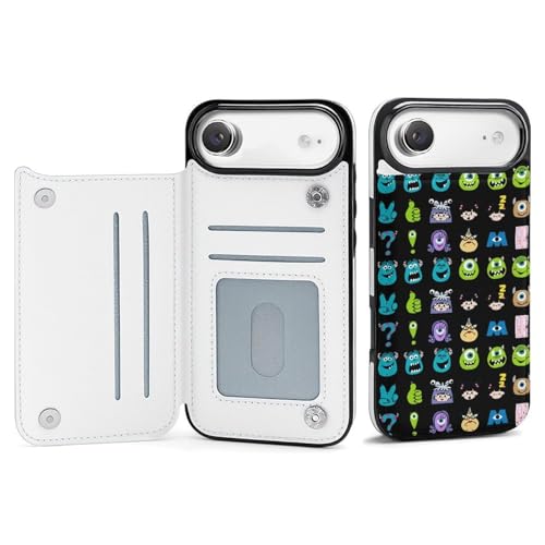 手帳型 モンスターズ インク マイク サリー 対応 iPhone 17 Air ケース カード収納 スマホケース 財布型 携帯ケース 軽量 全面保護 スタンド機能 おしゃれ お祝いギフト