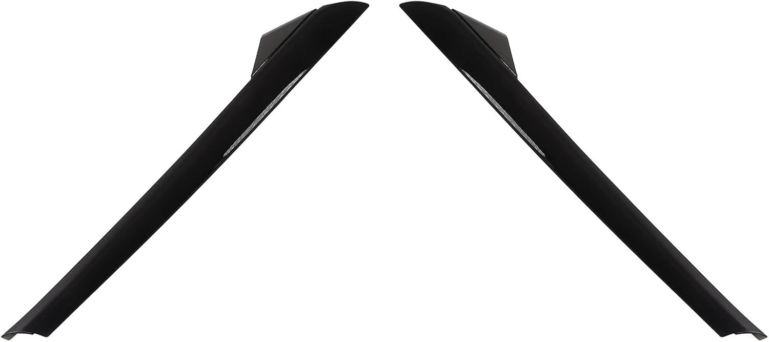GLOGLOW Nan Front Windshield Pillar Trim, ABS Material, Gloss Black Exterior, For 2011-2019 Explorer, Enhance Vehicle Look and Fitment Automotive Exterior Decoration