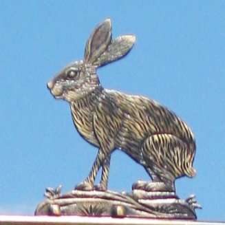 Brass Rabbit Weather Vane For Roof #TOP1