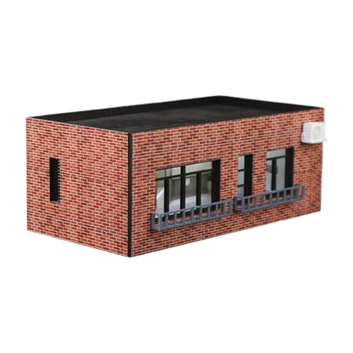 Diorama de maison miniature HO 1/64 modèle C pour décor de table