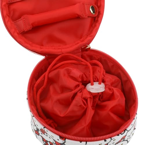 Hello Kitty Character Face All-Over Print 5" Tech Cable Organizer Travel Case3