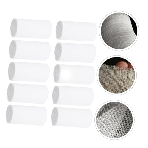 Rollos de gasa para primeros auxilios de emergencia, 10 unidades, color blanco miniatura 5