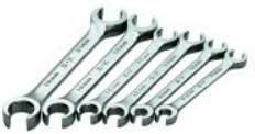 S K Hand Tools SKT376 6 Piece SuperKorme Metric Flare Nut Wrench Set by SK Hand Tool